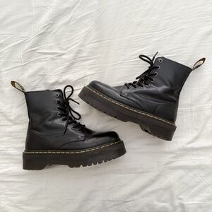 DR MARTENS Jadon Smooth Leather Platform Boots